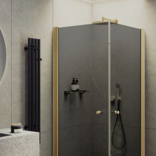 Душевой уголок MaybahGlass MGY-1296-3 80x80см золото